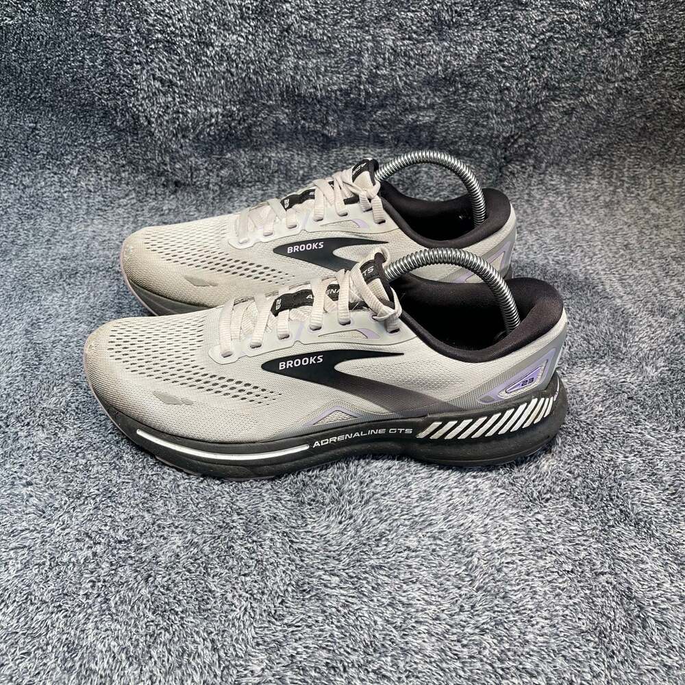 Brooks Adrenaline 23 Black White Running Shoes Size 10 Womens